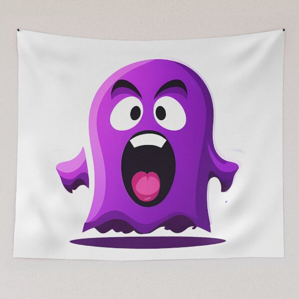 Item preview, Digital Smiles: Charming Violet Ghost designed and sold by Artedig.