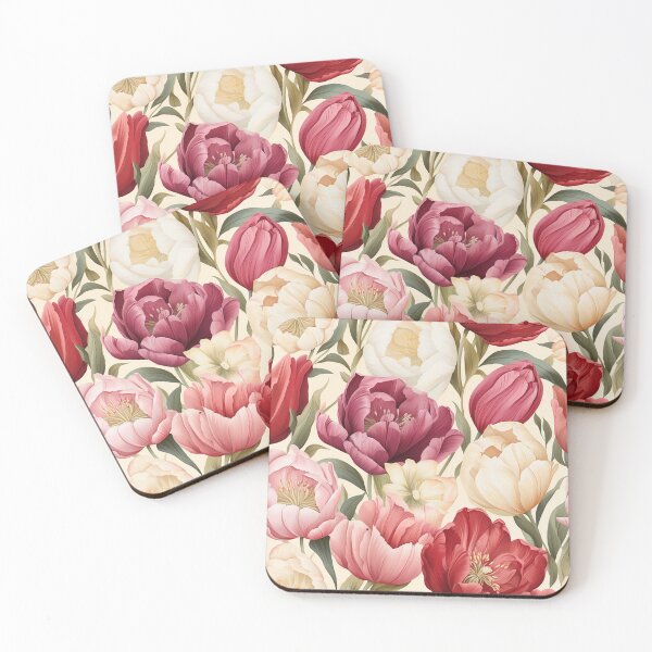 Item preview, Vintage Florals,Summer Tulips designed and sold by PigmeArt.