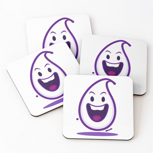 Artikelvorschau, Giggle Ghost: Dein lächelnder violetter Freund entworfen und verkauft von Artedig.