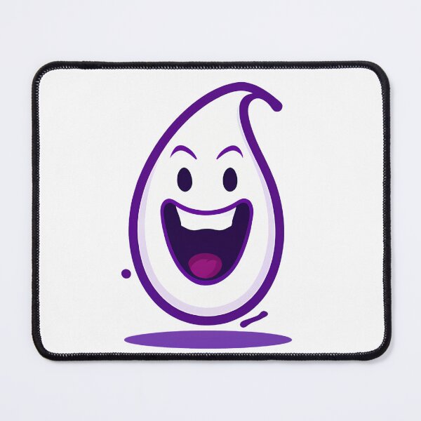 Item preview, Giggle Ghost: Your Smiling Violet Friend designed and sold by Artedig.