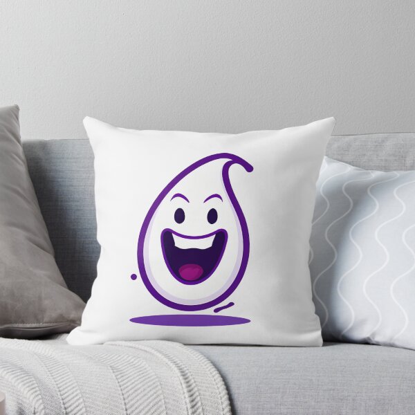 Item preview, Giggle Ghost: Your Smiling Violet Friend designed and sold by Artedig.