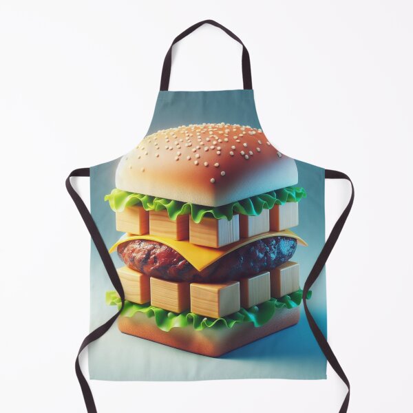 Item preview, 3D Cube Hamburger Digital Art 1 designed and sold by AIExpressive.