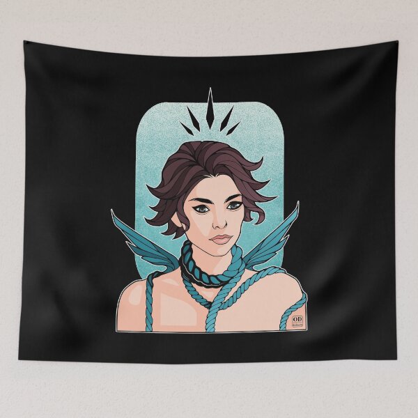 Item preview, Anime Non Binary Angel with Wings  designed and sold by ObsidianDaz.