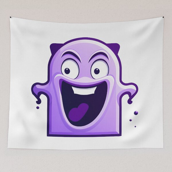 Item preview, Laughter in Purple: Find the Funny Ghost designed and sold by Artedig.