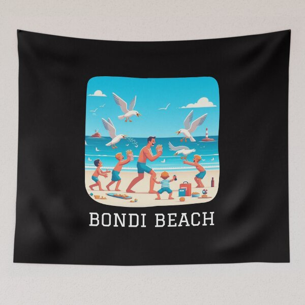 Item preview, Snack Wars at Bondi Beach designed and sold by HeadTurningArt.