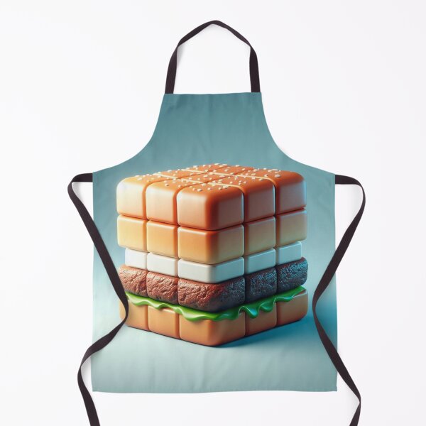 Item preview, 3D Cube Hamburger Digital Art 2 designed and sold by AIExpressive.