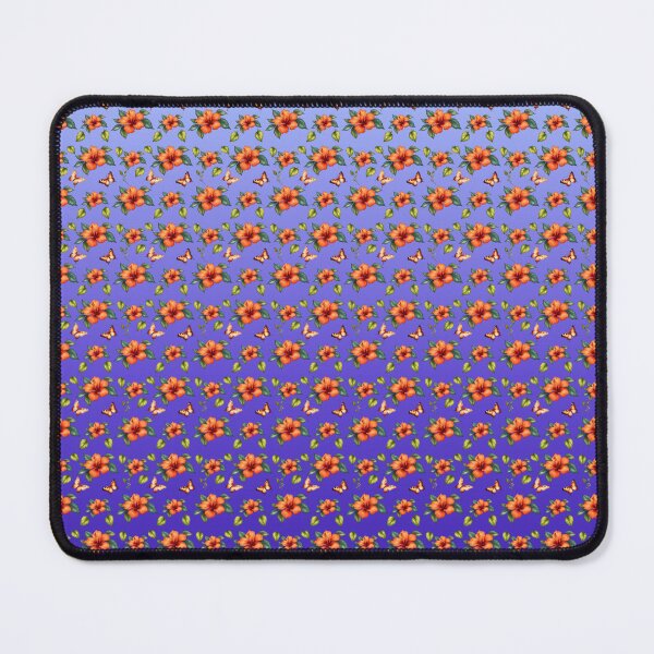Item preview, Orange Hibiscus Flower Gradient Pattern designed and sold by Petalandfur.