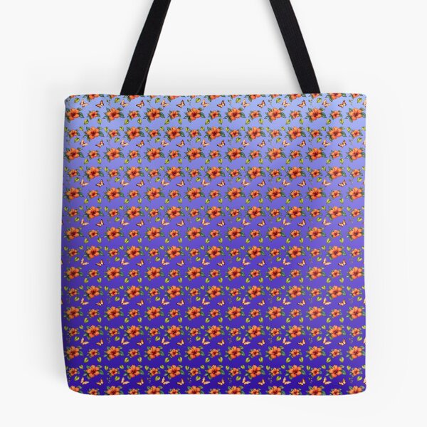 Item preview, Orange Hibiscus Flower Gradient Pattern designed and sold by Petalandfur.