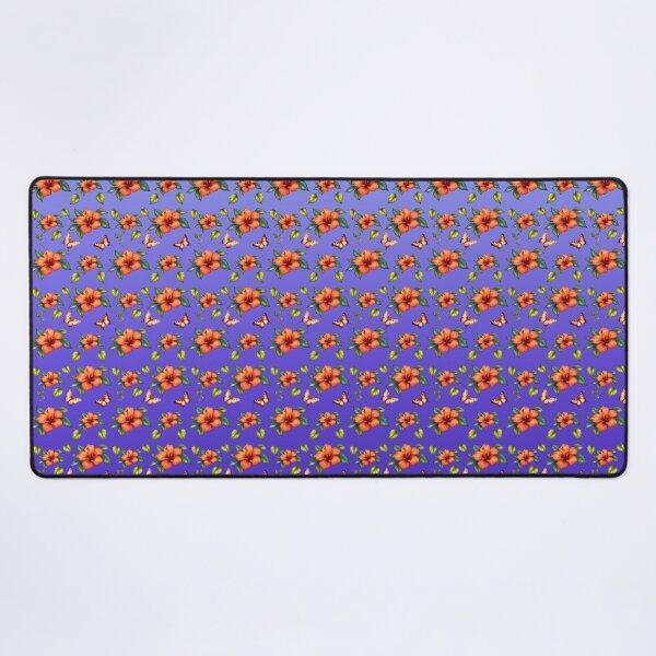 Item preview, Orange Hibiscus Flower Gradient Pattern designed and sold by Petalandfur.