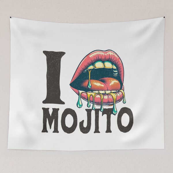 Item preview, I LOVE MOJITO designed and sold by Retro-Rebellion.