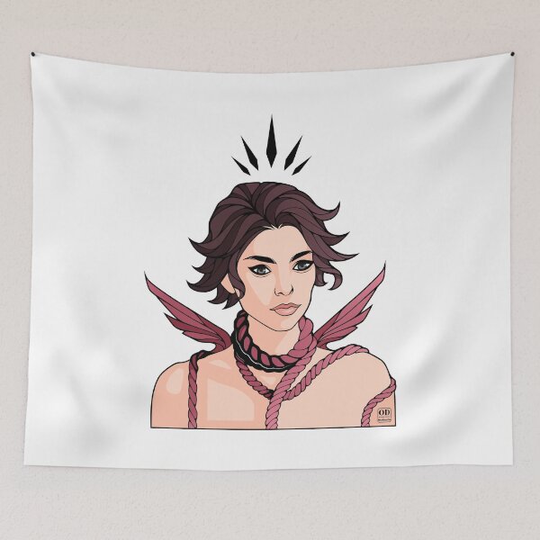 Item preview, Anime Non Binary Angel with Wings  designed and sold by ObsidianDaz.