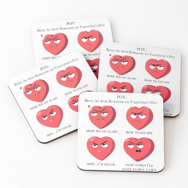 Item preview, Being an anti-romantic on Valentines designed and sold by RetroPrints.