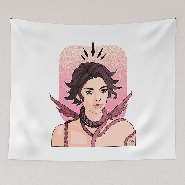 Item preview, Anime Non Binary Angel with Wings  designed and sold by ObsidianDaz.