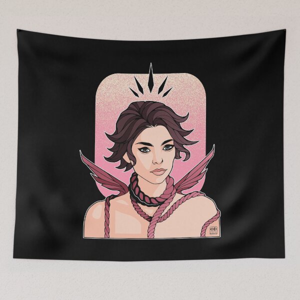 Item preview, Anime Non Binary Angel with Wings  designed and sold by ObsidianDaz.