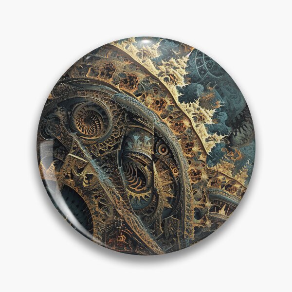 Artikelvorschau, Mechanical Dreamscape: Abstract Fractal Art entworfen und verkauft von midmonty.