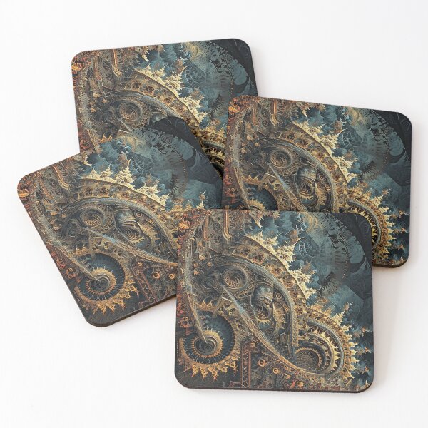 Item preview, Mechanical Dreamscape: Abstract Fractal Art designed and sold by midmonty.