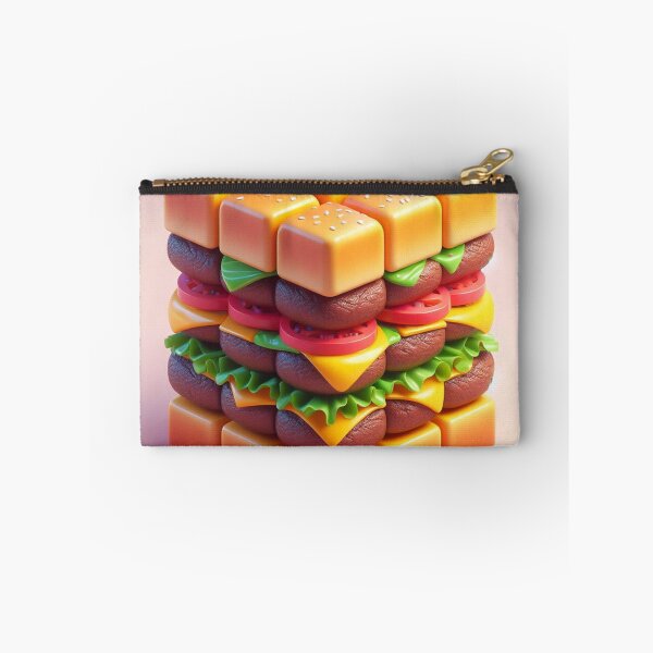 Item preview, 3D Cube Hamburger Digital Art 4 designed and sold by AIExpressive.