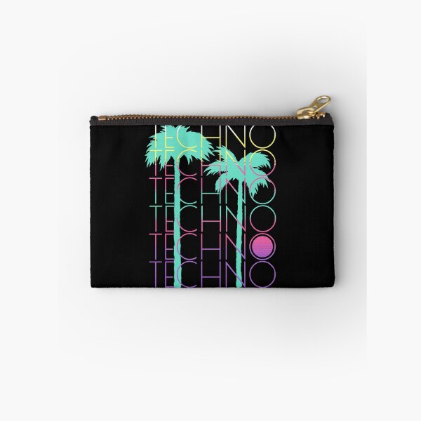Item preview, TECHNO  - Palm Trees  (pink/blue)  designed and sold by Discothreadz.
