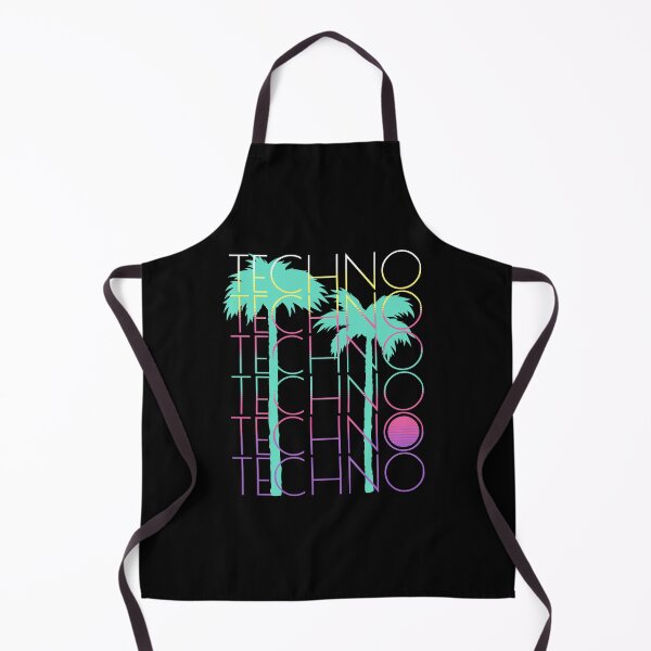 Item preview, TECHNO  - Palm Trees  (pink/blue)  designed and sold by Discothreadz.
