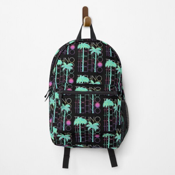 Item preview, TECHNO  - Palm Trees  (pink/blue)  designed and sold by Discothreadz.