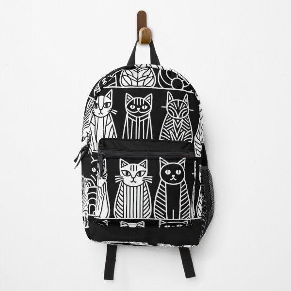 Item preview, Black & White Cat Pattern designed and sold by Tomasz C.