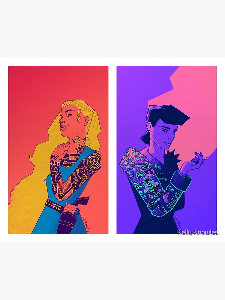 Cyberpunkettes by kelly-knowles