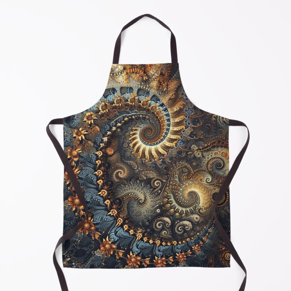 Item preview, Golden Spiral Blossom: Ornate Fractal Elegance designed and sold by midmonty.
