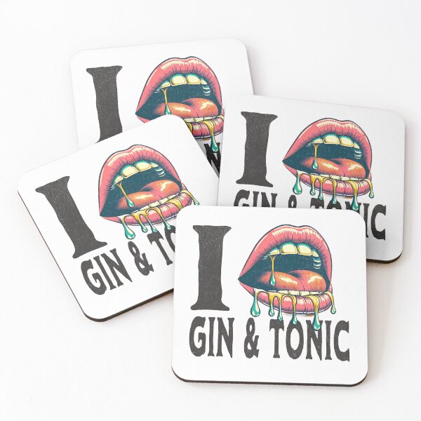 Item preview, I LOVE GIN & TONIC designed and sold by Retro-Rebellion.