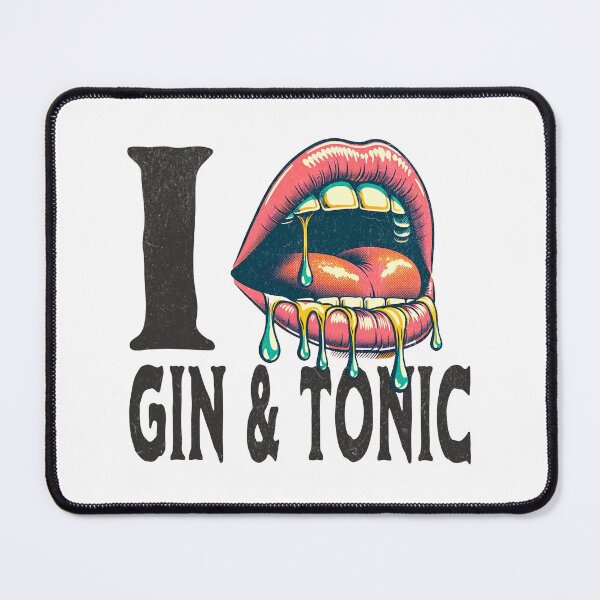 Item preview, I LOVE GIN & TONIC designed and sold by Retro-Rebellion.