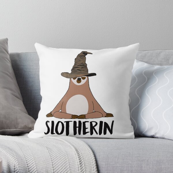 Slotherin Throw Pillow