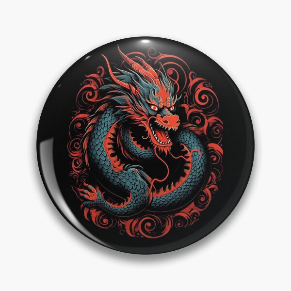 Item preview, Japanese dragon - Red Chinese Firedrake Dragon designed and sold by JansenGS.