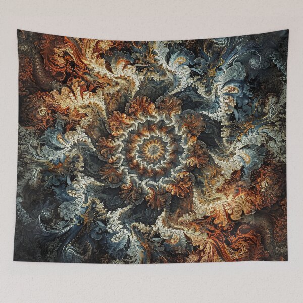 Item preview, Baroque Fractal Fusion: Majestic Digital Tapestry designed and sold by midmonty.