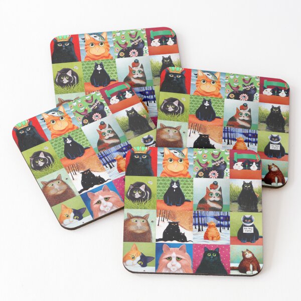 Item preview, Patchwork cats designed and sold by vickymount.