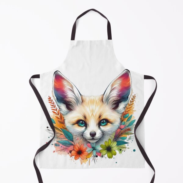 Item preview, Beautiful colorful desert fox with various leaves and flowers designed and sold by Marcoshop10.