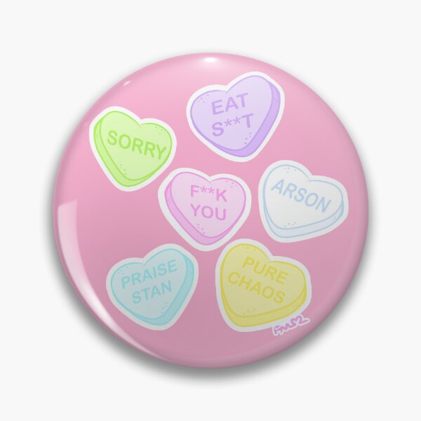 Item preview, Edgy Candy Hearts - Censored designed and sold by Frigg-The-Frog-.