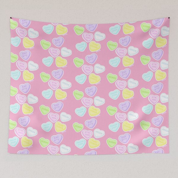 Item preview, Edgy Candy Hearts - Censored designed and sold by Frigg-The-Frog-.