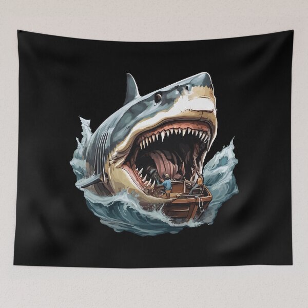 Item preview, Megalodon Shark designed and sold by Getup-clothing.