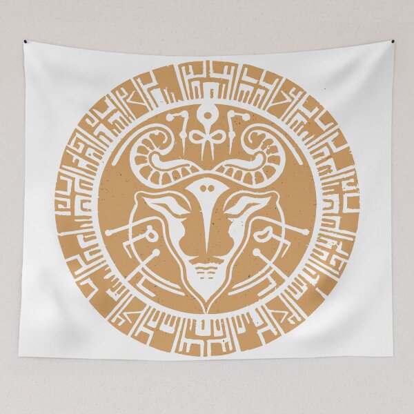 Item preview, Aries Whisper in Baked Earth: A Cuneiform Constellation designed and sold by SorryFrog.