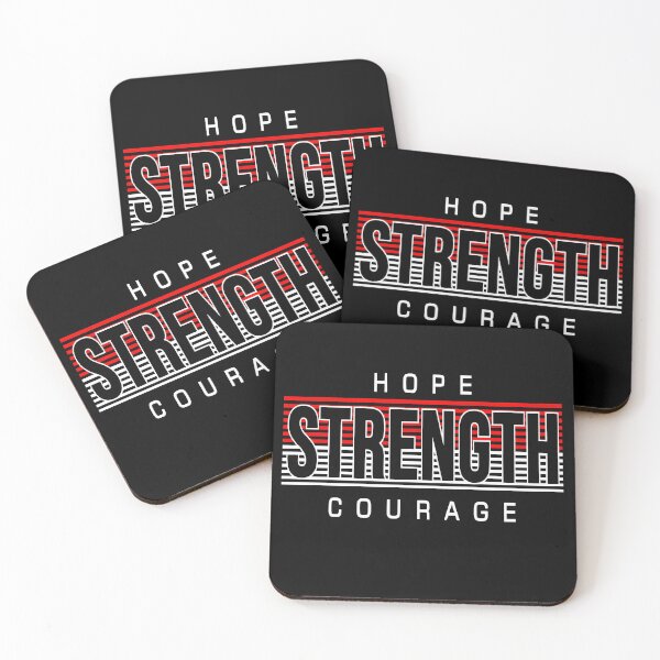 Item preview, Hope Strength Courage designed and sold by GLORY-LIFE.