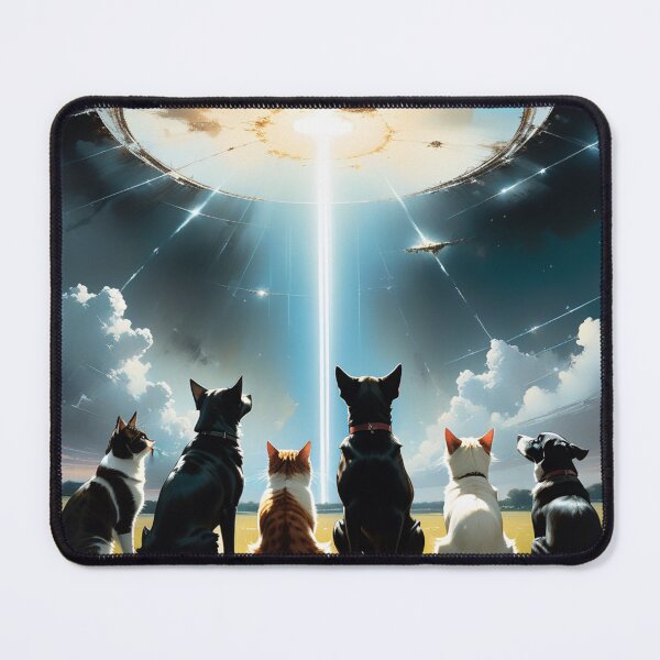 Item preview, Cats and Dogs Watching Vision on the Sky designed and sold by joejiing.