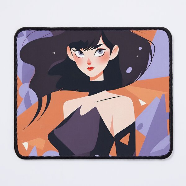 Item preview, Confident woman with black hair minimalist designed and sold by CibAQrZ.