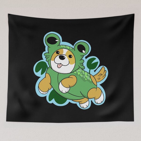 Item preview, Froggy Corgi designed and sold by DrawsCutePaws.