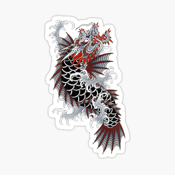 Vista previa del artículo con la obra «Tatuaje Yakuza Ichiban», diseñado y vendido por Deepcale.