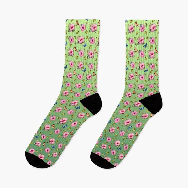 Item preview, Pink Hibiscus Flower Gradient Pattern designed and sold by Petalandfur.