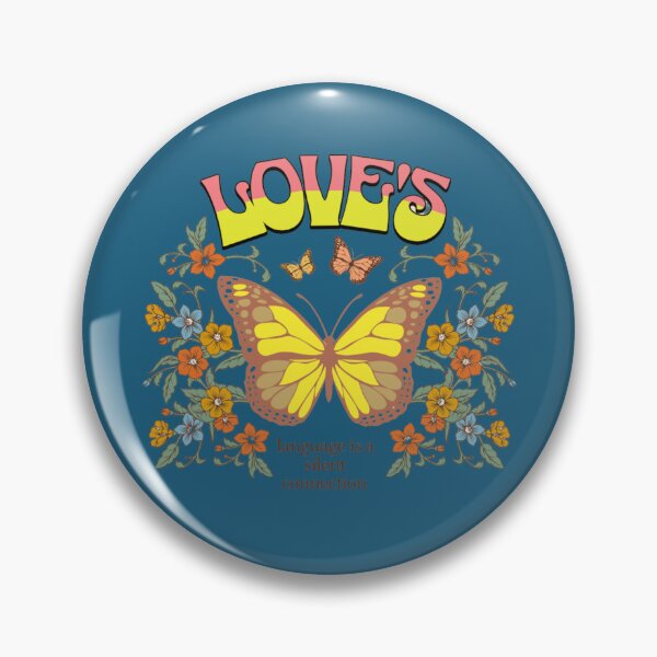 Item preview, Love's language is a silent connection designed and sold by BlueGoldArt.