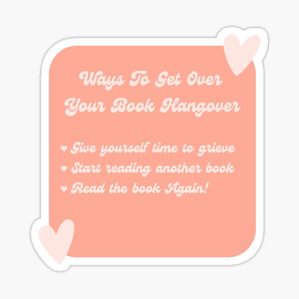 Item preview, Ways To Get Over Your Book Hangover designed and sold by CorLeoniss.