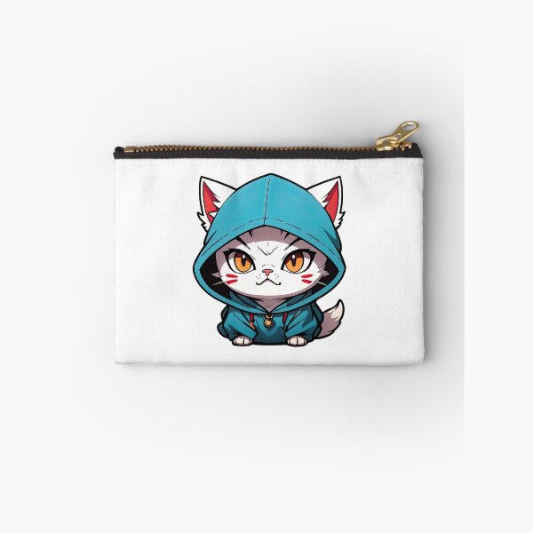 Item preview, Cat Assassin, White, Chibi, Manga, Anime, Cat Lovers Funny designed and sold by Porcupine Tees ⭐⭐⭐⭐⭐.
