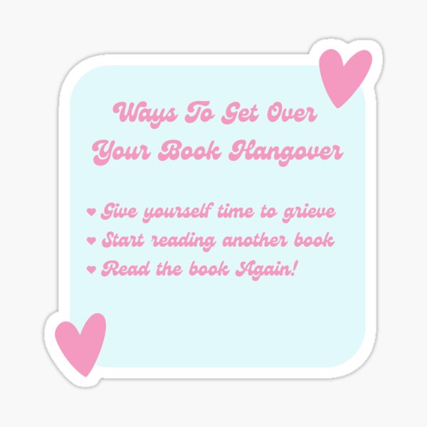 Item preview, Ways To Get Over Your Book Hangover designed and sold by CorLeoniss.