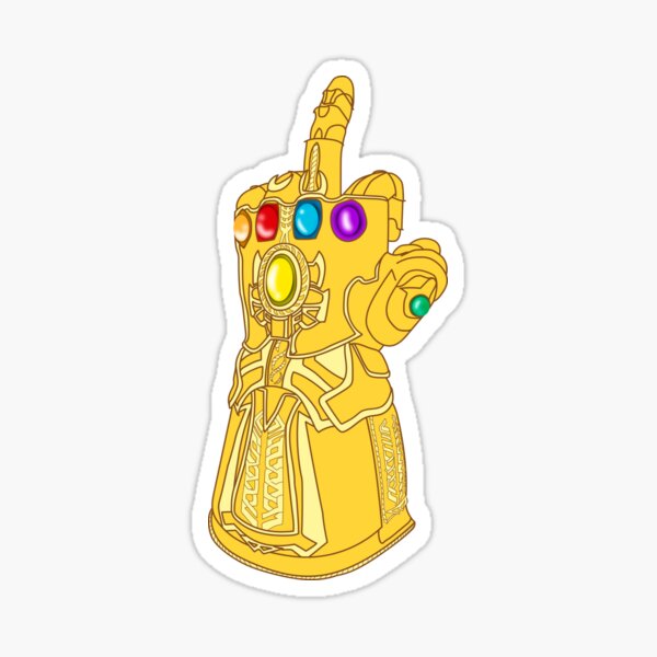 Infinity Finger Sticker