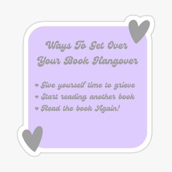 Item preview, Ways To Get Over Your Book Hangover designed and sold by CorLeoniss.